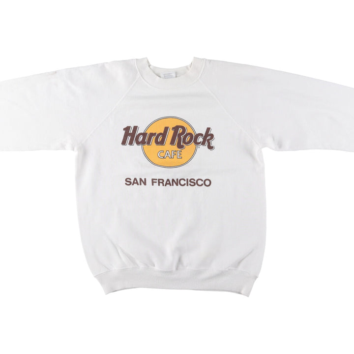 80'S Hanes Hard Rock Cafe Advertising Sweatshirt Trainer Made in USA Men's L Size Vintage /eaa509017