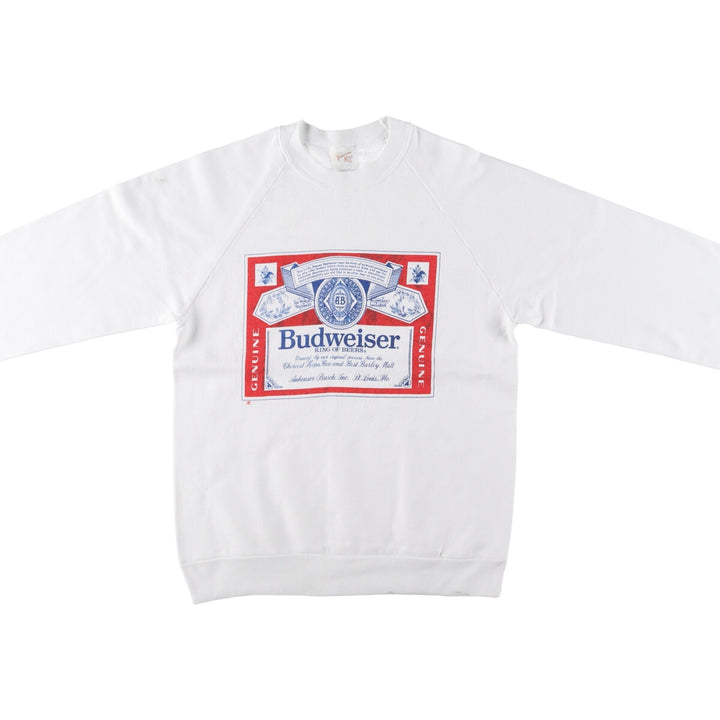 80s-90'S Tennessee River Budweiser Advertising Sweatshirt Trainer Made in USA Men's L Size Vintage /eaa509021