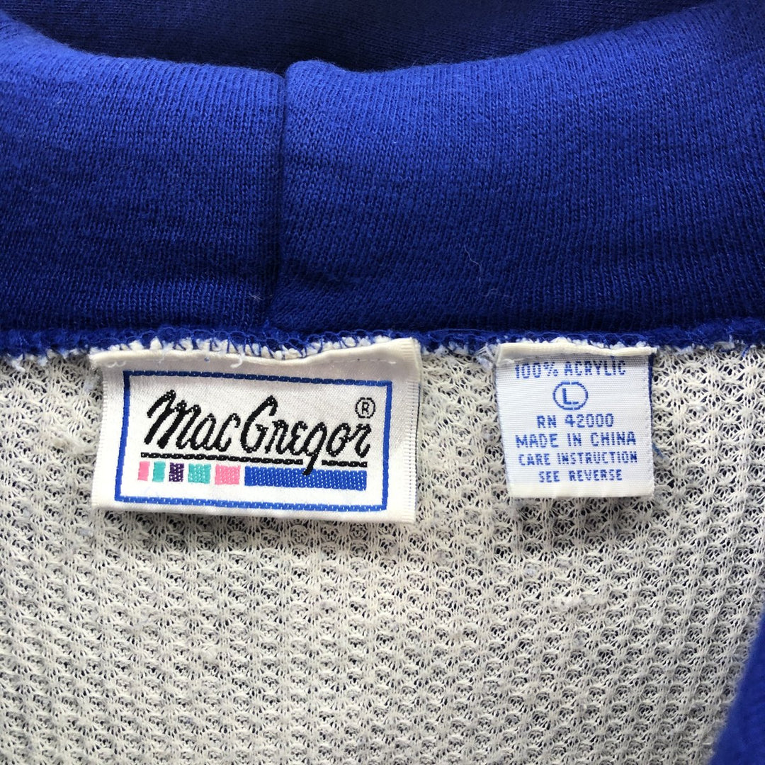 80'S MacGregor Sweatshirt Full Zip Hoodie Men's Size L Vintage /eaa509023