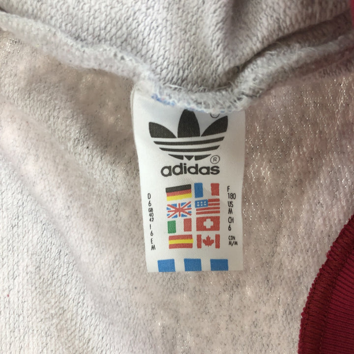 80'S Adidas full zip sweatshirt, men's M size, vintage / eaa509026