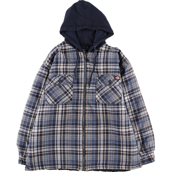 Dickies Check Pattern Cotton Parka Men's XL size / eaa509064