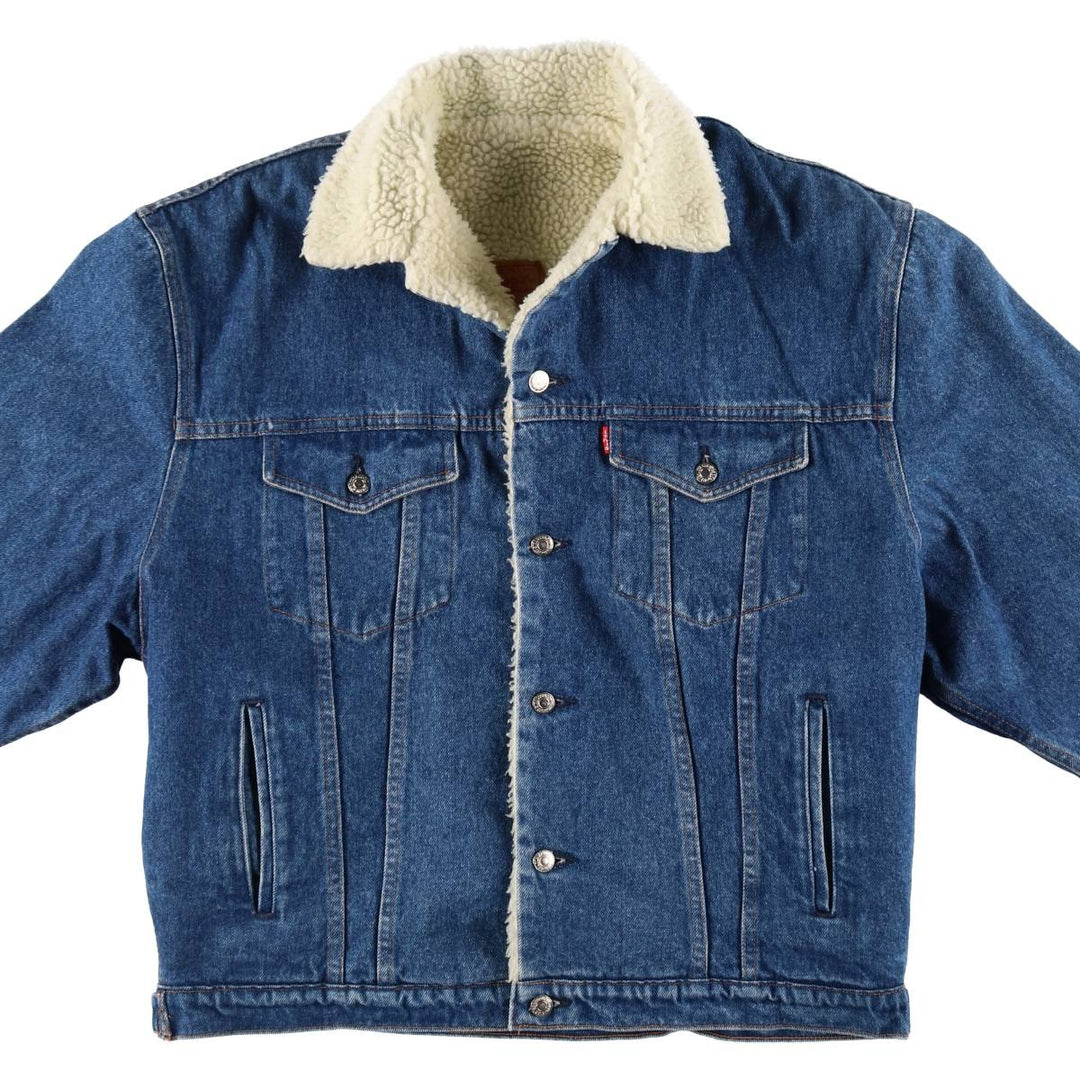 Levi's 70508 07 17 denim fleece jacket, men's size L, vintage / eaa509074