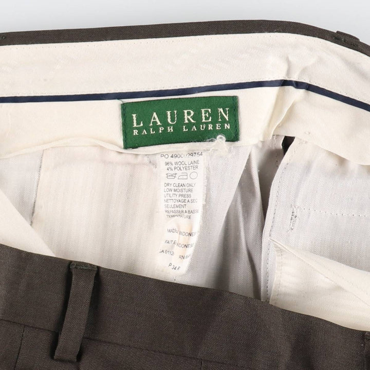 Ralph Lauren LAUREN Wool pants, slacks, men's size W34 / eaa509120