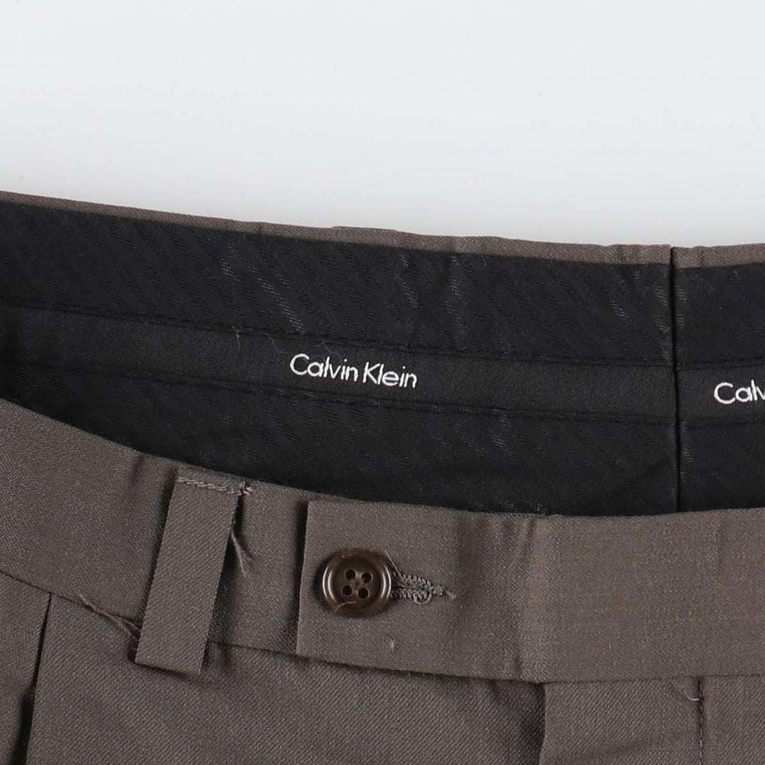 Calvin Klein One-tuck slacks pants for men, equivalent to W36 / eaa509123