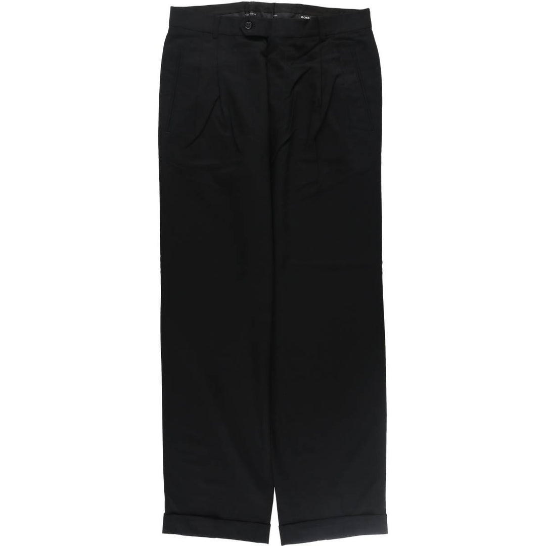 Hugo Boss HUGO BOSS Two-pleat wool pants slacks made in the USA, men's size W33 / eaa509125