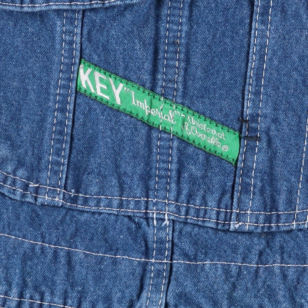 Key Denim Overalls for Men, W34 equivalent / eaa509148