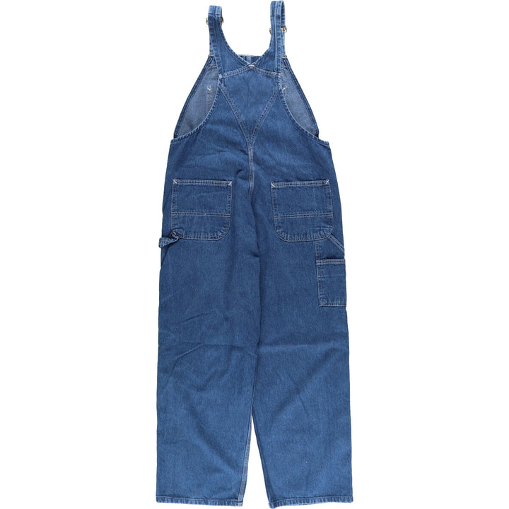 00'S Carhartt denim overalls for men, size W37 cotton blue type Vintage Second Hand