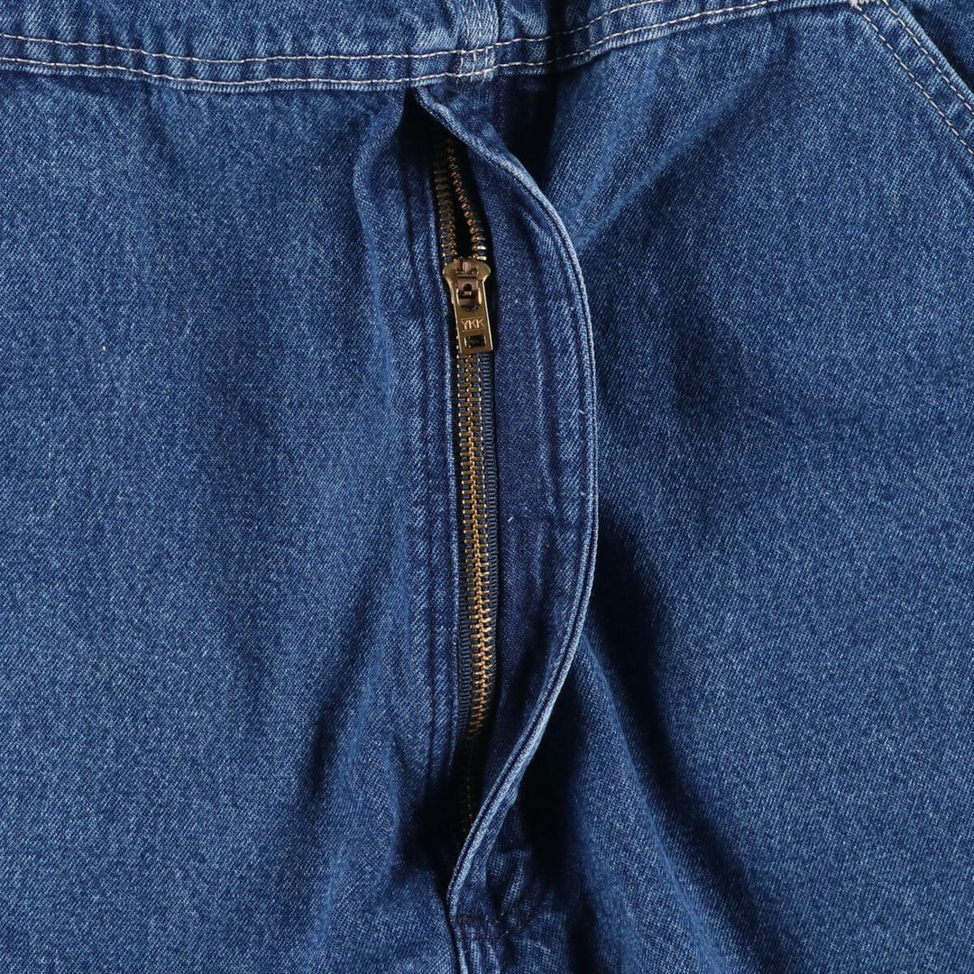 00'S Carhartt denim overalls for men, size W37 cotton blue type Vintage Second Hand