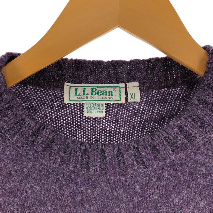 80'S LLBean Wool Knit Sweater Made in Ireland Men's XL Vintage /eaa509195