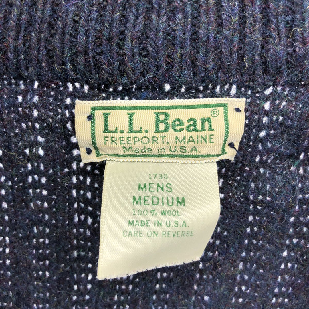 00'S LLBean Driver's Knit Sweater Made in USA Men's M size /eaa509197