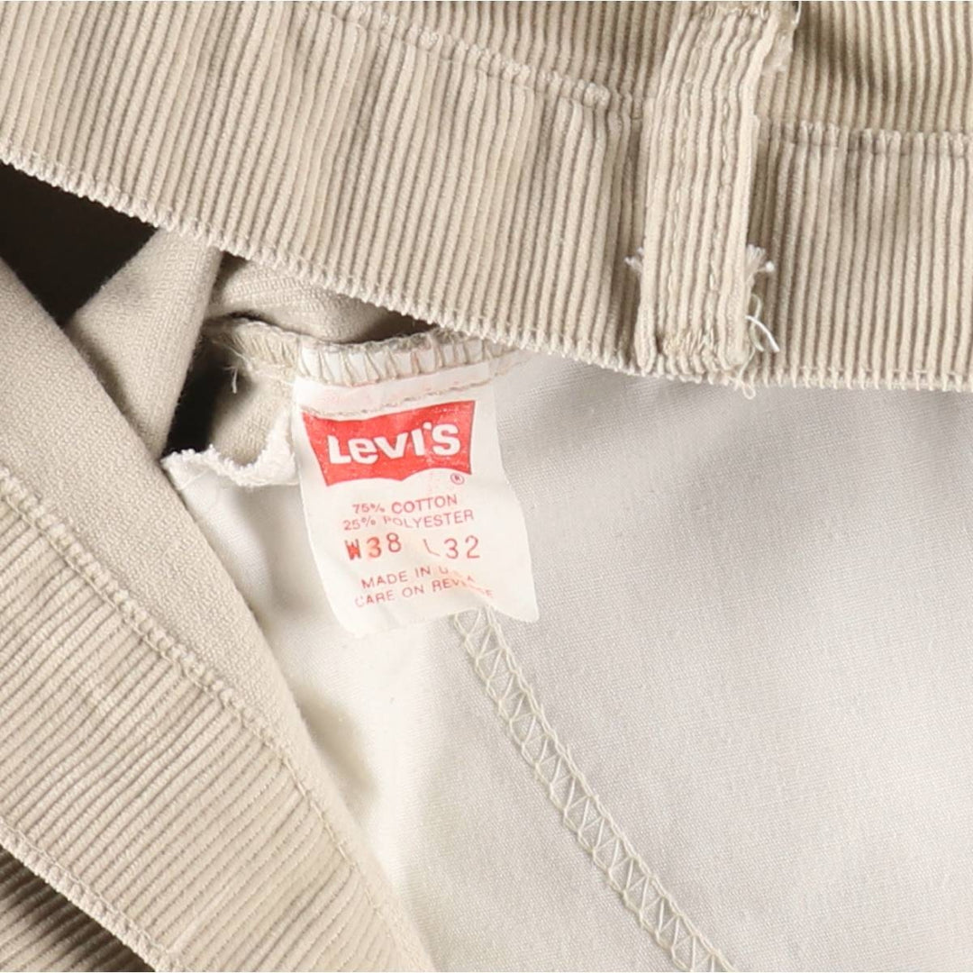 90'S Levi's 519-1522 Corduroy Pants Made in USA Men's W37 Vintage /eaa509207