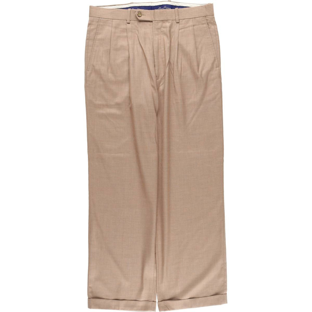 Alan Flusser Two-pleat Slacks Pants for Men, W34 equivalent / eaa509256