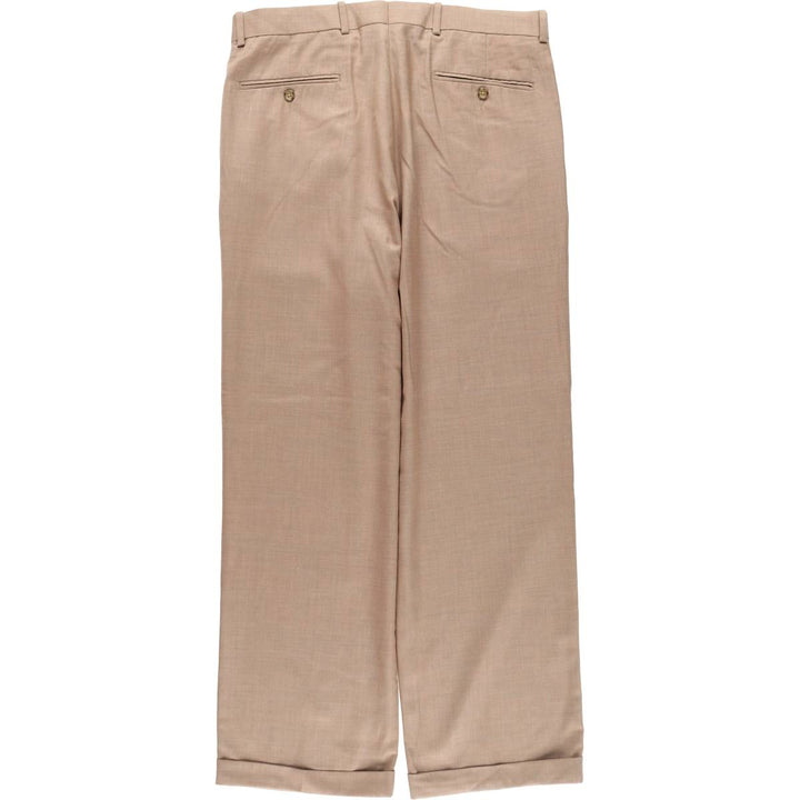 Alan Flusser Two-pleat Slacks Pants for Men, W34 equivalent / eaa509256