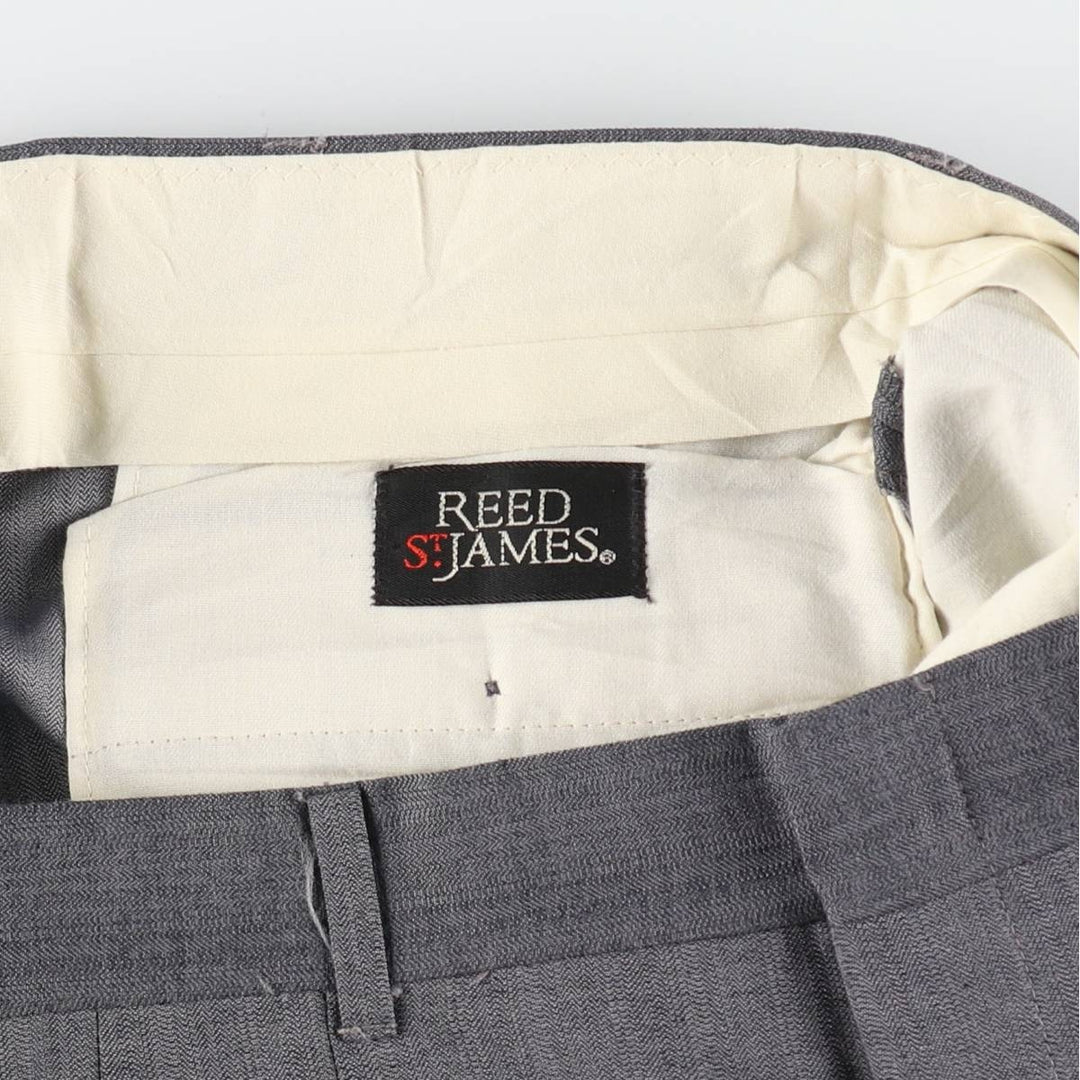 REED ST. JAMES Two-pleat slacks pants for men, size W34 equivalent / eaa509259