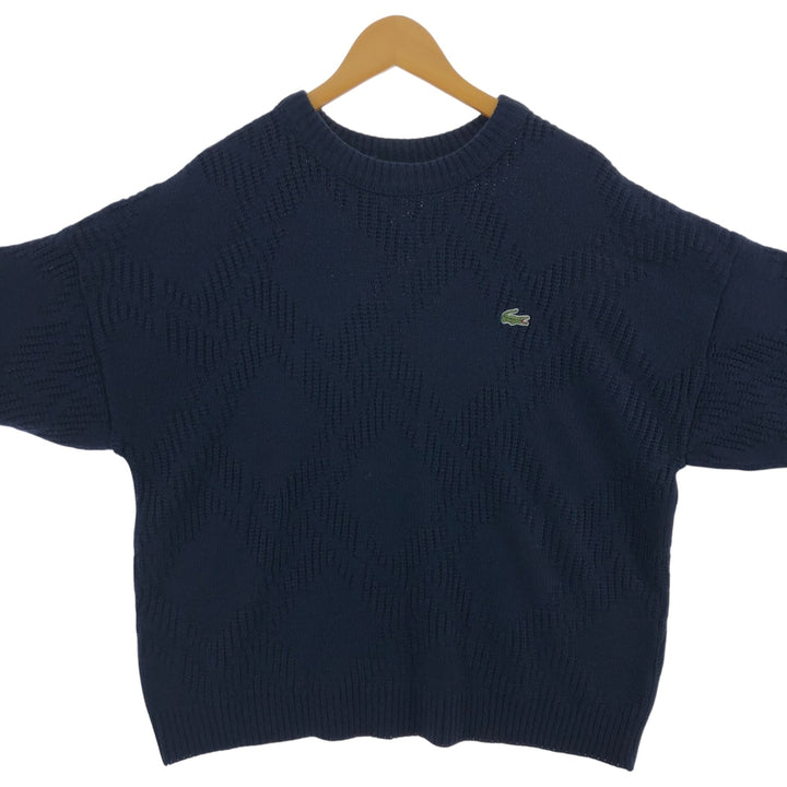 80'S Lacoste CHEMISE French Lacoste wool x acrylic knit sweater made in France size 6 equivalent to men's XL vintage /eaa509271