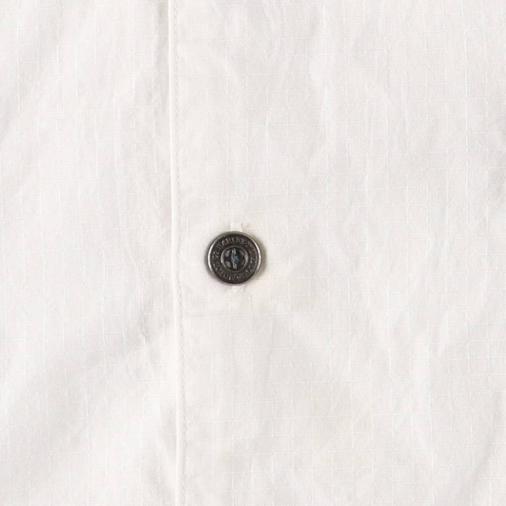 Harley-Davidson Hidden Button Down Short Sleeve Work Shirt Box Shirt Men's XXL cotton white type Vintage Second Hand