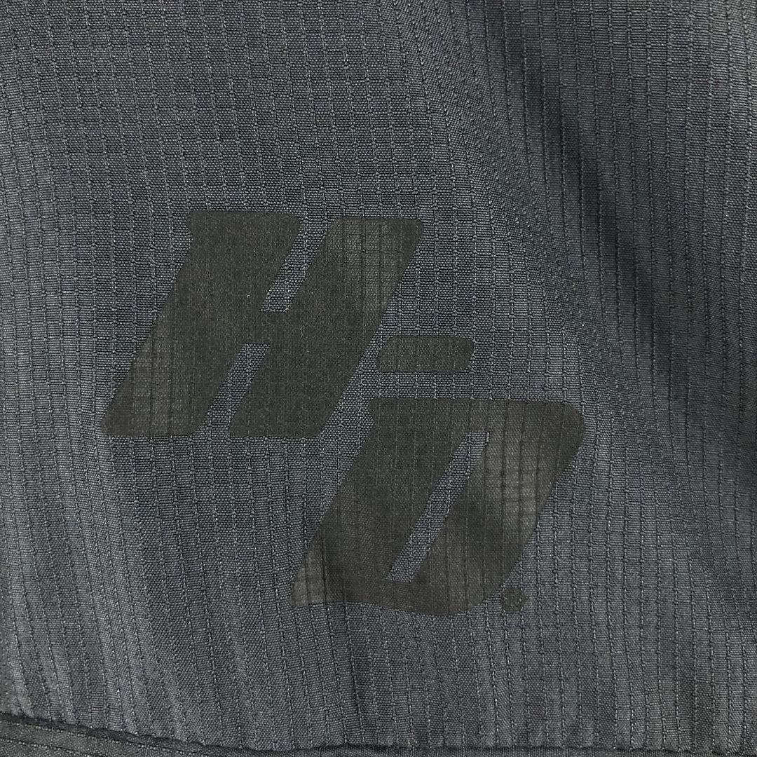 Harley-Davidson Hidden Button-Down Short Sleeve Work Shirt, Men's XXL cotton navy blue type Vintage Second Hand