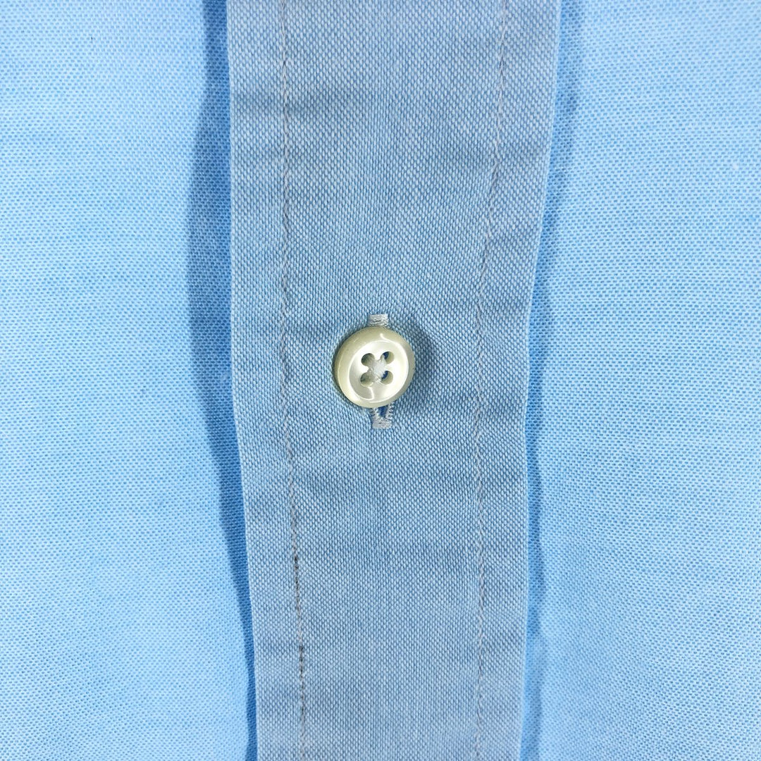 Ralph Lauren YARMOUTH long sleeve button down shirt, men's size L cotton Blue type light blue Vintage Second Hand