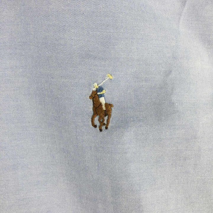 Ralph Lauren LOWELL long sleeve cotton shirt, men's XL size cotton Blue type light blue Vintage Second Hand