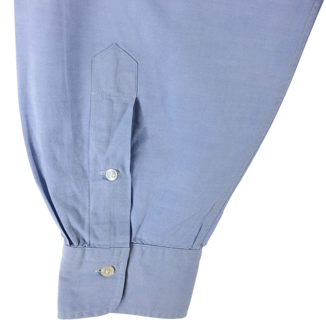 Ralph Lauren LOWELL long sleeve cotton shirt, men's XL size cotton Blue type light blue Vintage Second Hand