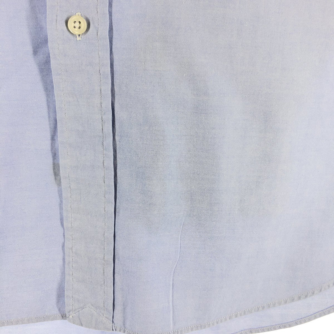 Ralph Lauren LOWELL long sleeve cotton shirt, men's XL size cotton Blue type light blue Vintage Second Hand