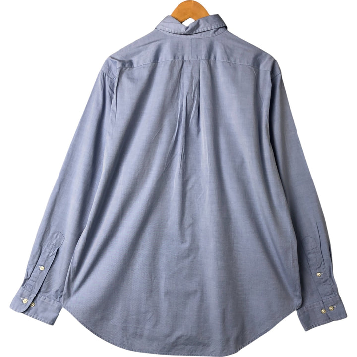 Ralph Lauren Classic Fit Long Sleeve Button Down Shirt, Men's Size L cotton Blue type light blue Vintage Second Hand
