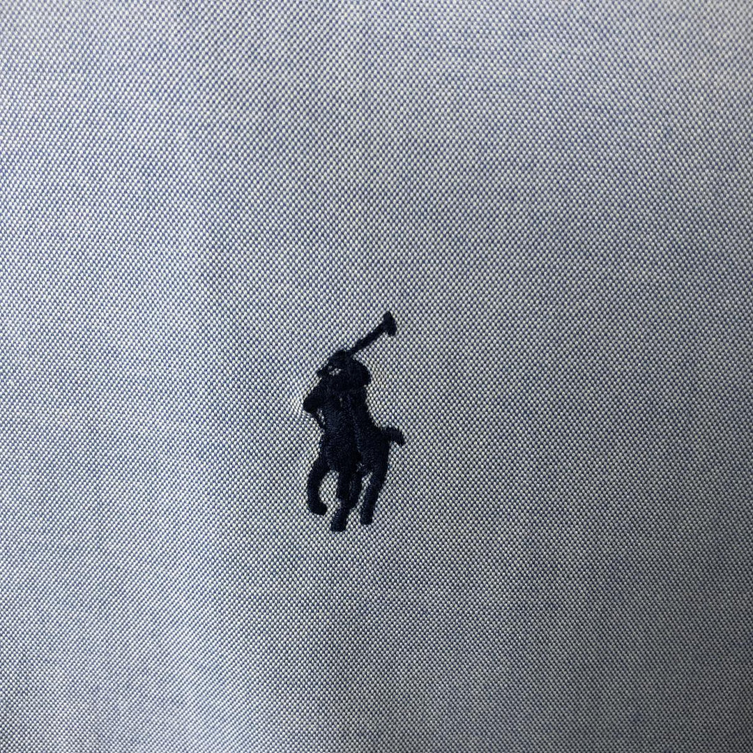 Ralph Lauren Classic Fit Long Sleeve Button Down Shirt, Men's Size L cotton Blue type light blue Vintage Second Hand