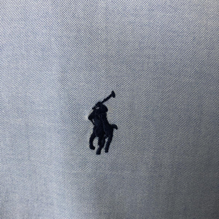 Ralph Lauren Classic Fit Long Sleeve Button Down Shirt, Men's Size L cotton Blue type light blue Vintage Second Hand