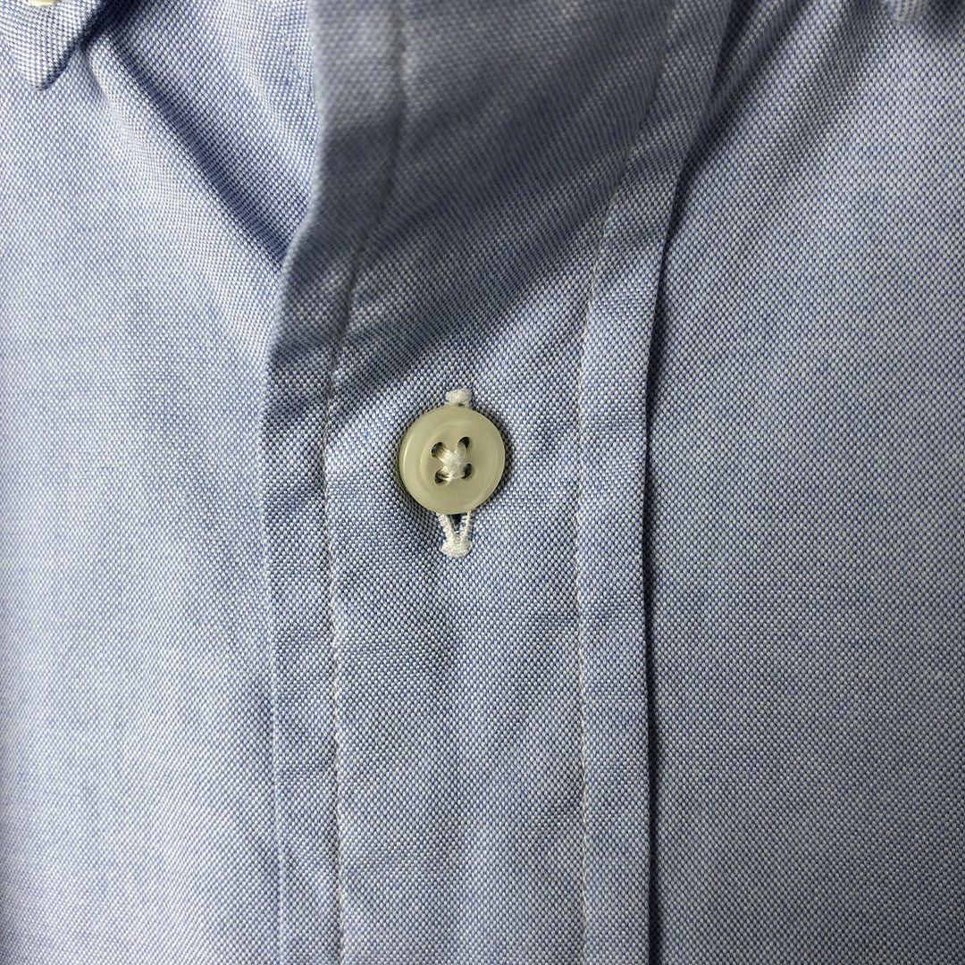 Ralph Lauren YARMOUTH long sleeve button down shirt, men's size L cotton Blue type light blue Vintage Second Hand