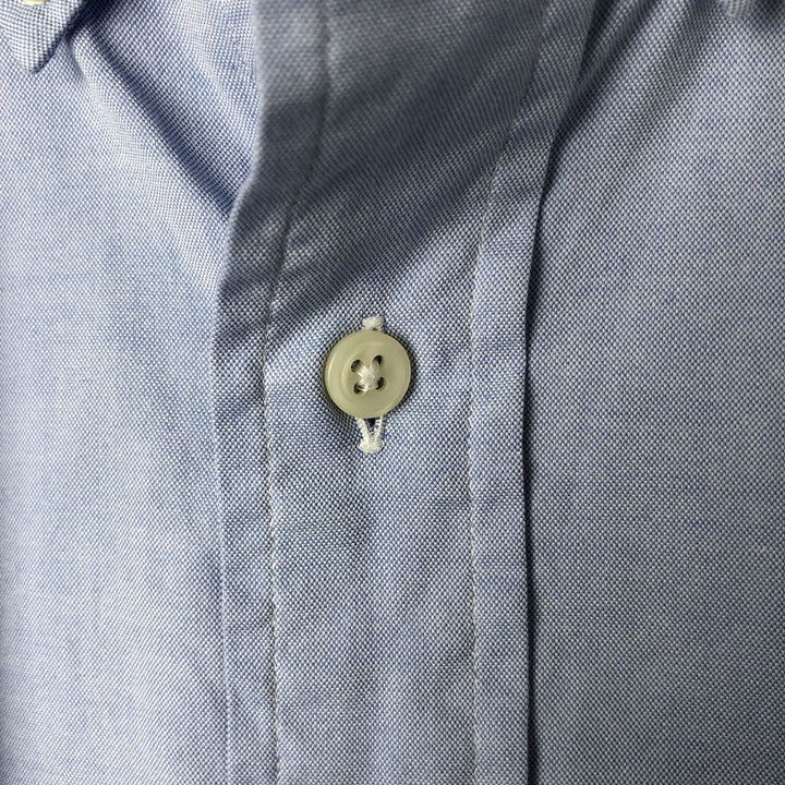 Ralph Lauren YARMOUTH long sleeve button down shirt, men's size L cotton Blue type light blue Vintage Second Hand