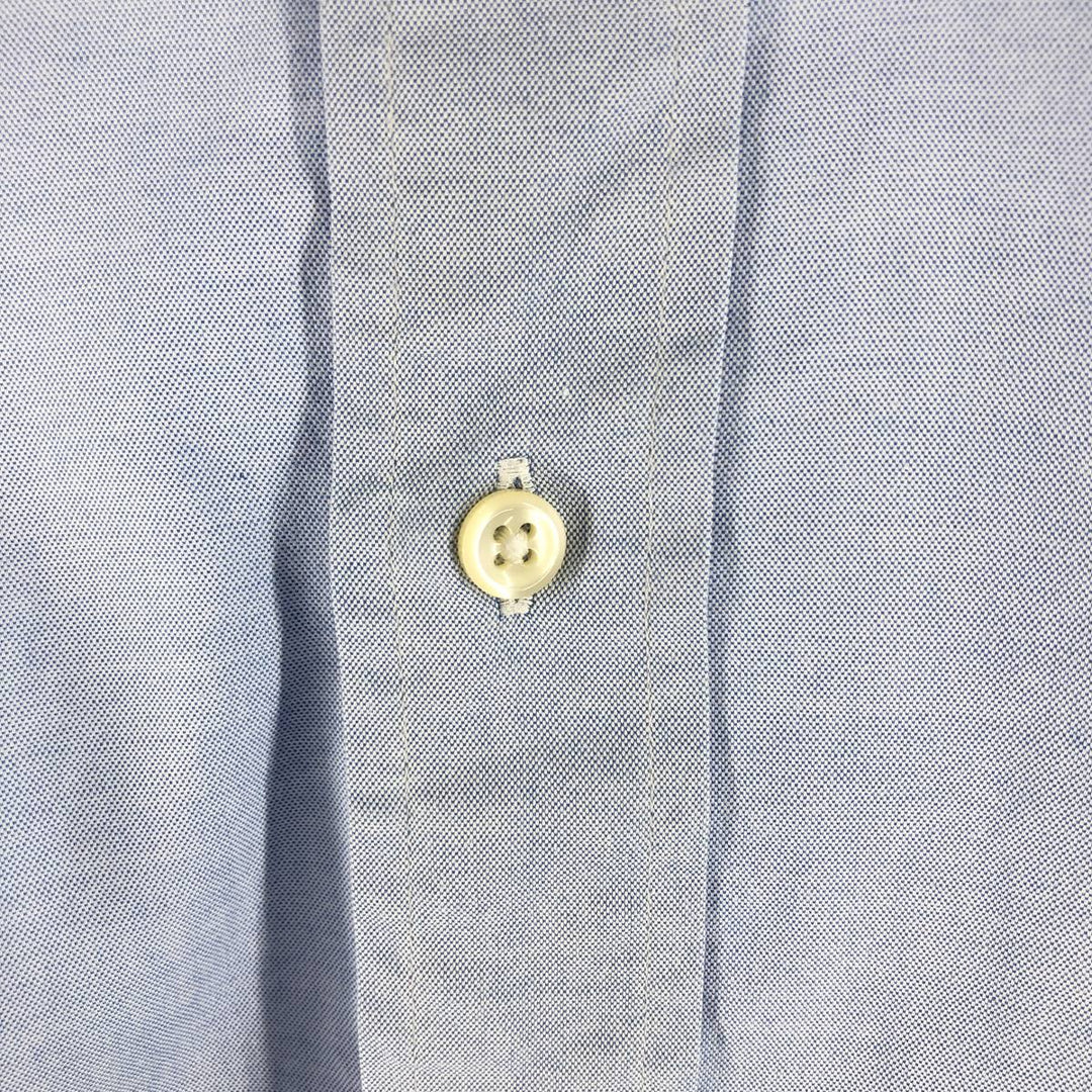 Ralph Lauren YARMOUTH long sleeve button down shirt, men's size L cotton Blue type light blue Vintage Second Hand