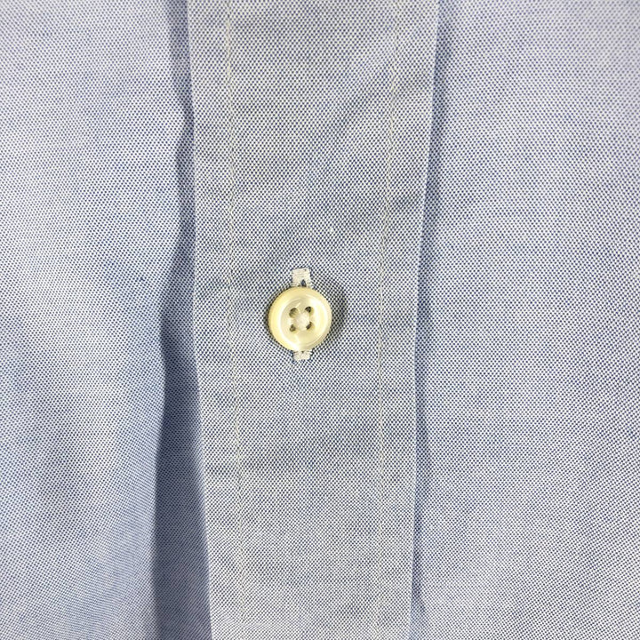 Ralph Lauren YARMOUTH long sleeve button down shirt, men's size L cotton Blue type light blue Vintage Second Hand