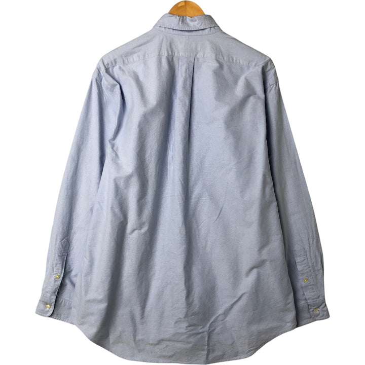 Ralph Lauren BLAKE long sleeve button down shirt, men's size L cotton blue type Vintage Second Hand