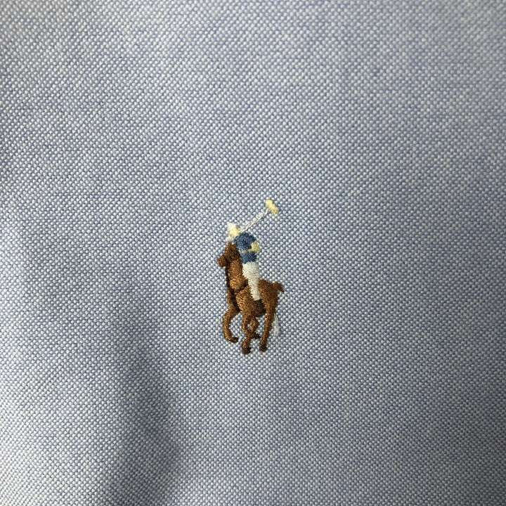 Ralph Lauren BLAKE long sleeve button down shirt, men's size L cotton blue type Vintage Second Hand