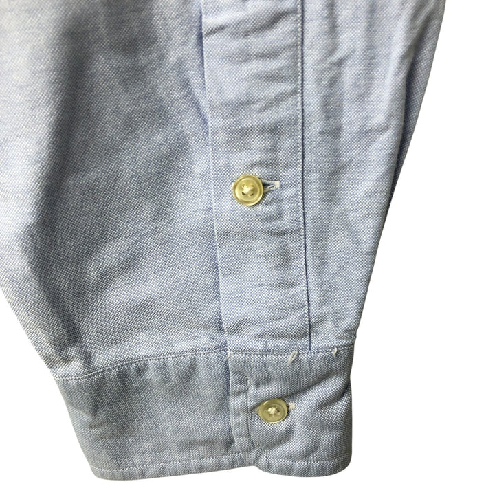Ralph Lauren BLAKE long sleeve button down shirt, men's size L cotton blue type Vintage Second Hand