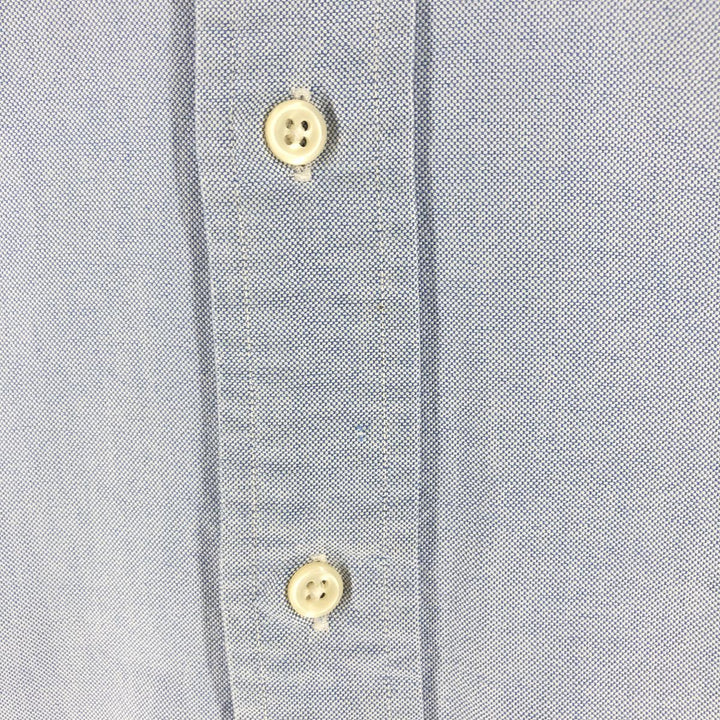 Ralph Lauren YARMOUTH long sleeve button down shirt, men's XL size cotton Blue type light blue Vintage Second Hand