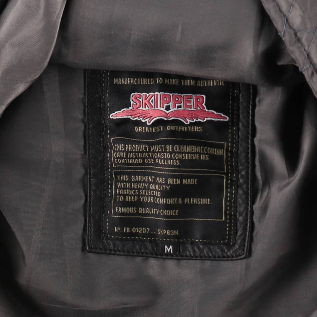 SKIPPER Leather Blouson Type Men's M Size /eaa509404