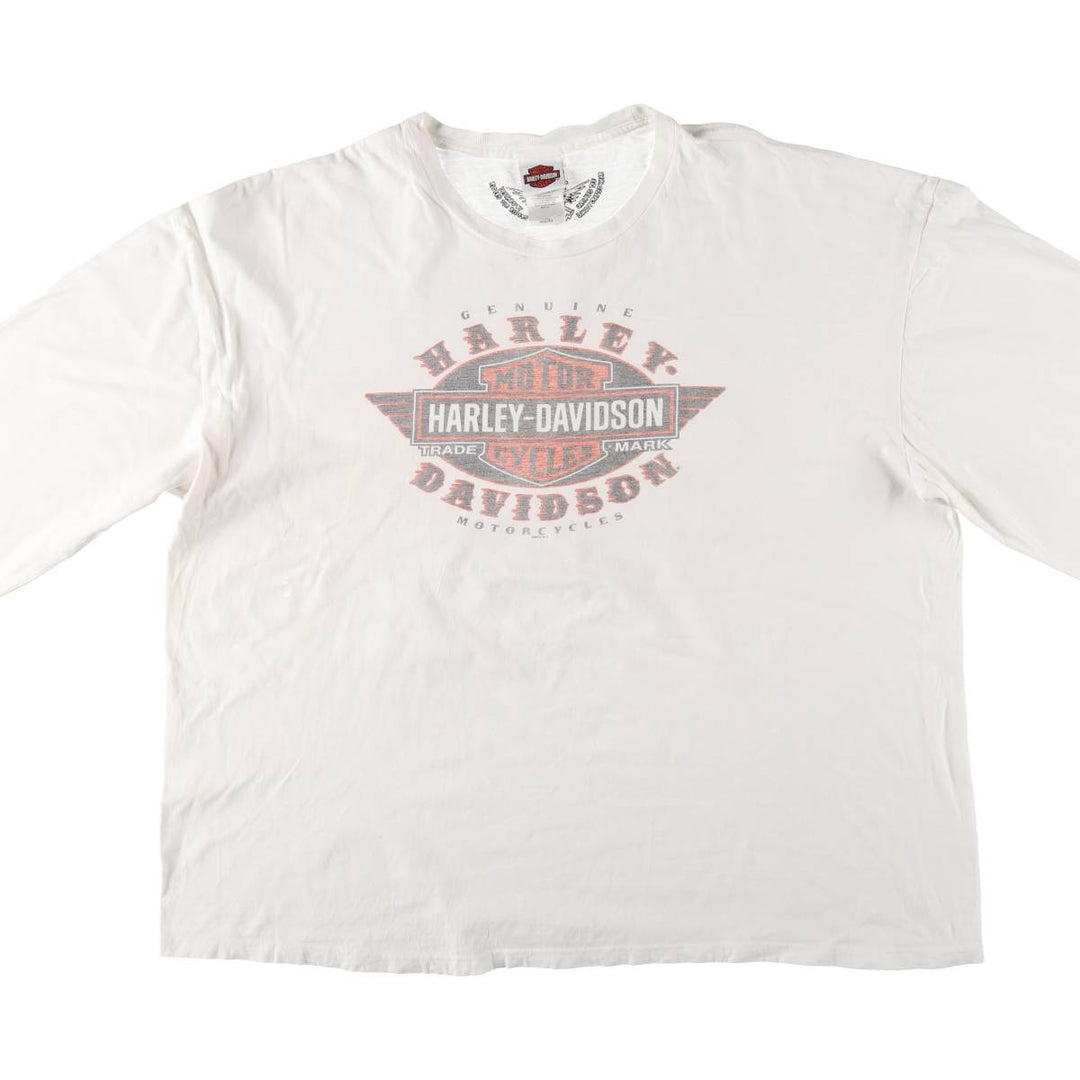 Big size Harley-Davidson long T-shirt, men's XXXL equivalent / eaa509406