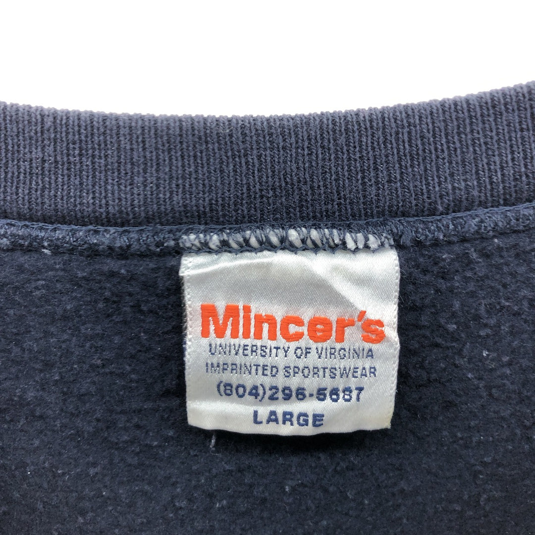 Mincer's Printed Reverse Weave College Sweatshirt Trainer Made in USA Men's L /eaa509426