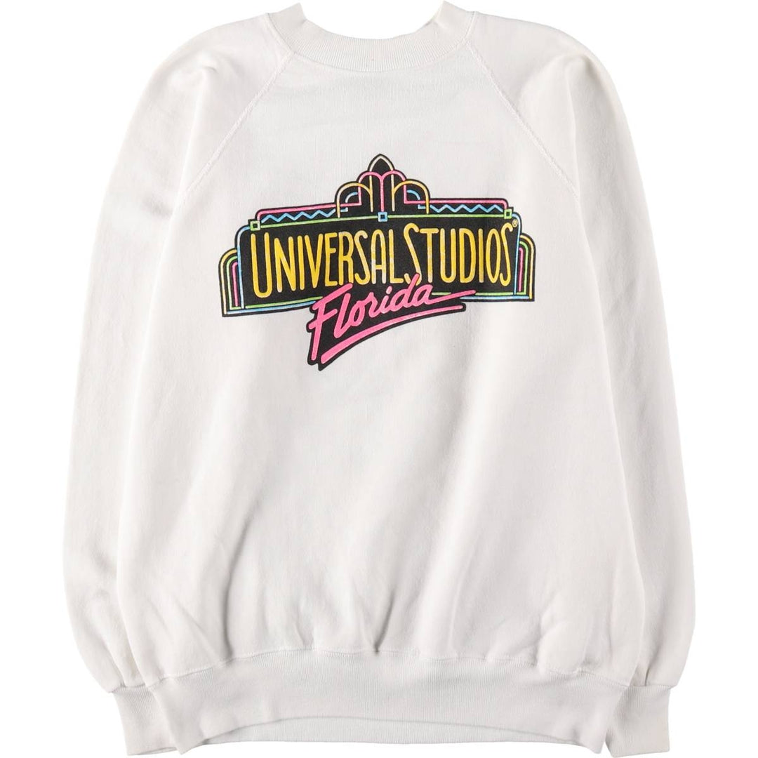 80'S Hanes Universal Studios Hollywood Advertising Sweatshirt Trainer Made in USA Men's L size /eaa509432