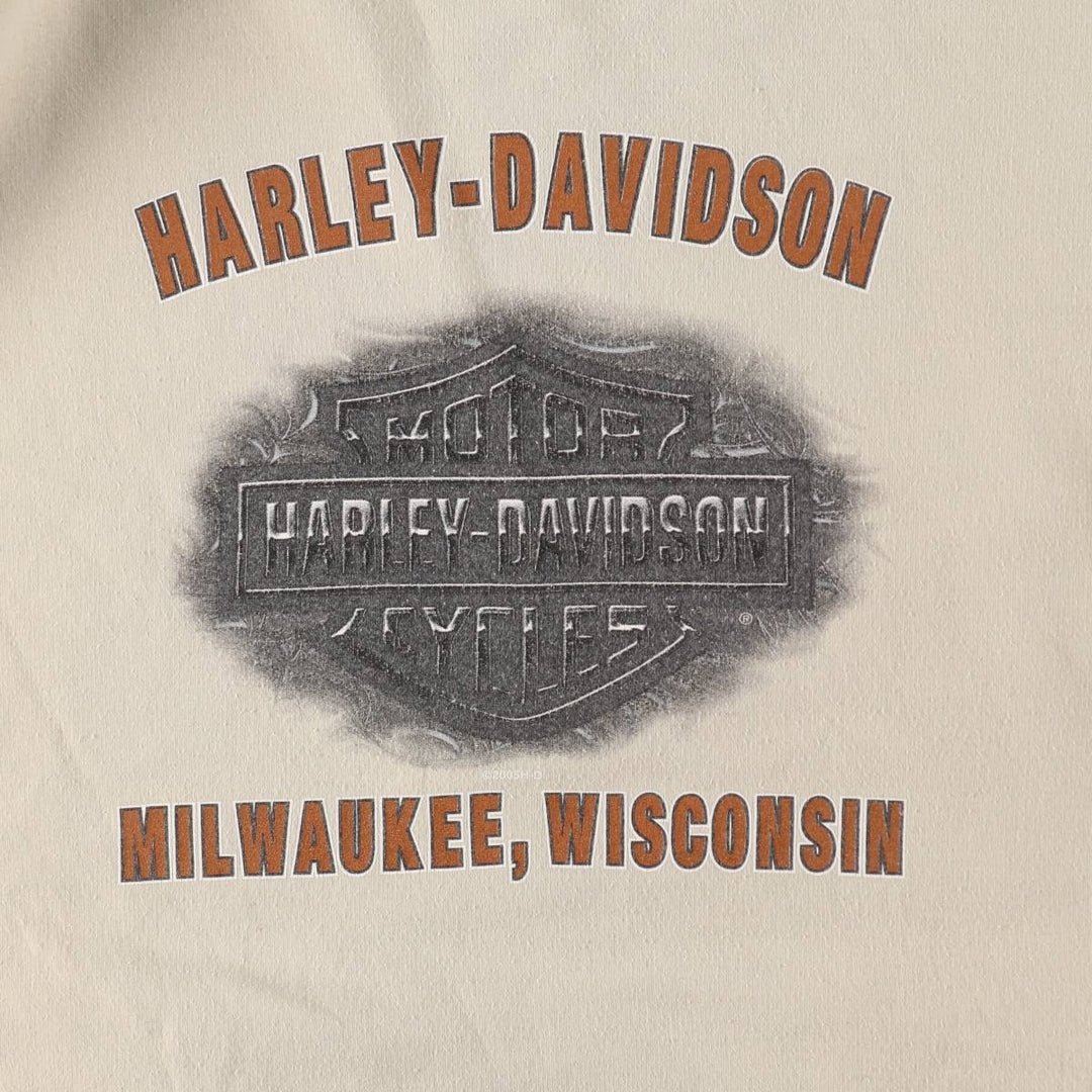 00'S Harley-Davidson Advertising Sweatshirt Trainer Men's XL / eaa509433