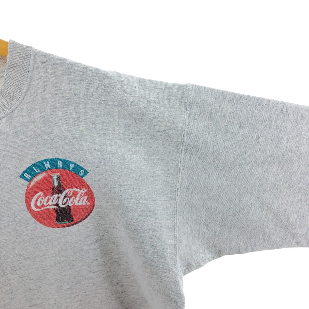 Hanes COCA-COLA Advertising Sweatshirt, Made in USA, Men's L size / eaa509436