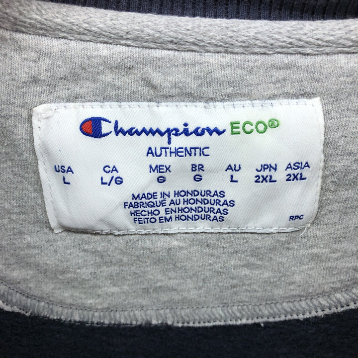 Champion ECO One Point Logo Sweatshirt Trainer Men's L size / eaa509444