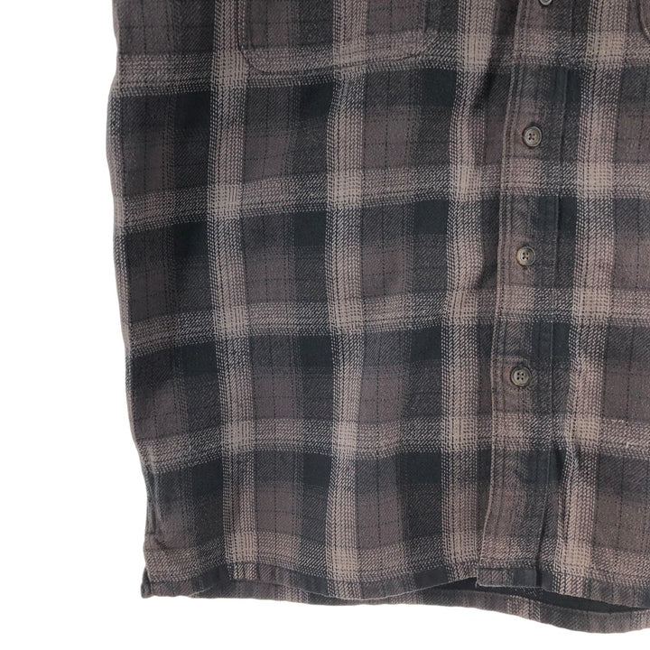 ST JOHN'S BAY Long Sleeve Flannel Check Shirt Men's M Size /eaa509454