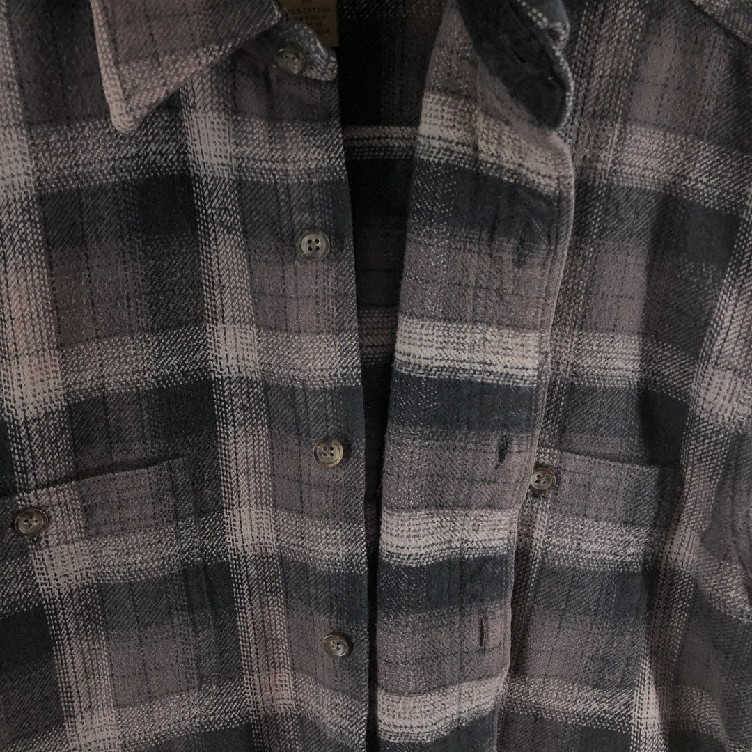 ST JOHN'S BAY Long Sleeve Flannel Check Shirt Men's M Size /eaa509454