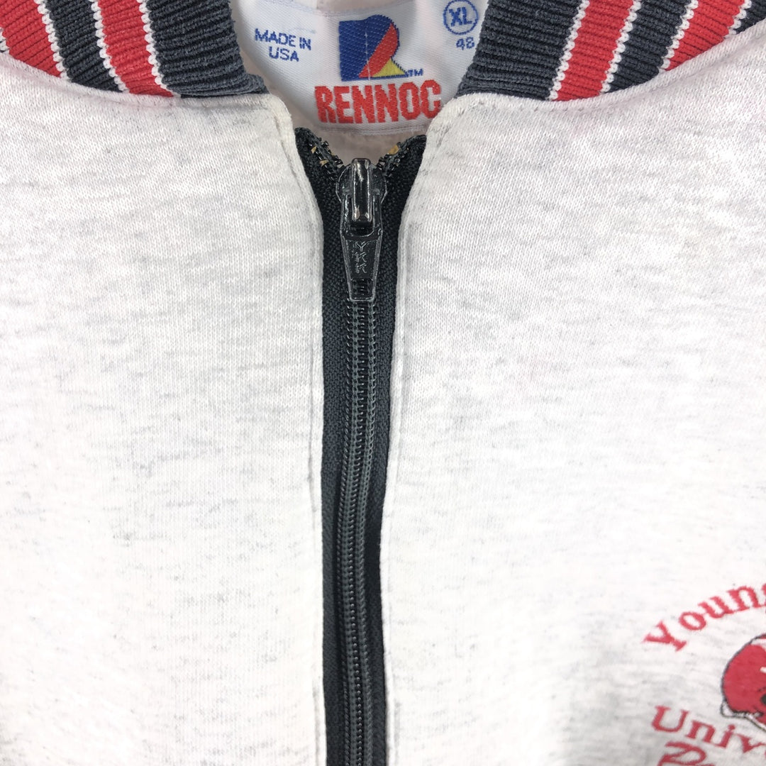 90'S RENNOC College Half-Zip Sweatshirt, Made in USA, Men's XL, Vintage /eaa509463