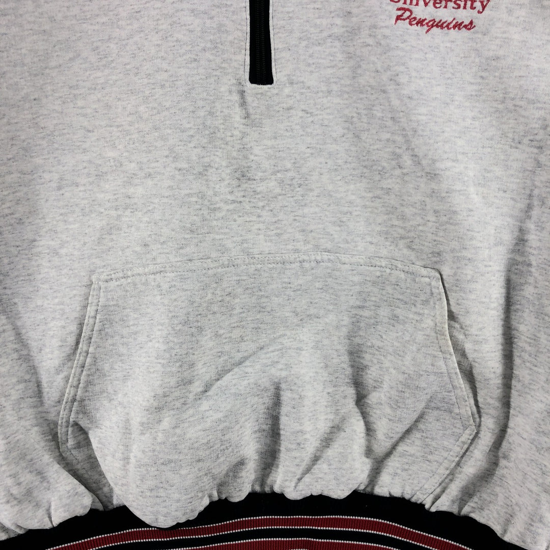 90'S RENNOC College Half-Zip Sweatshirt, Made in USA, Men's XL, Vintage /eaa509463