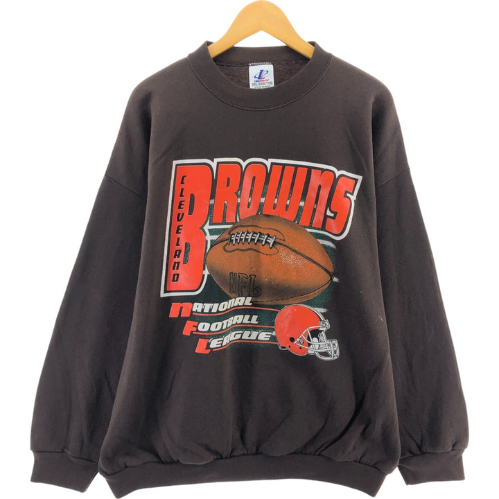 LOGO ATHLETIC NFL CLEVELAND BROWNS Cleveland Browns logo sweatshirt, sweatshirt, men's XXL equivalent /eaa509488