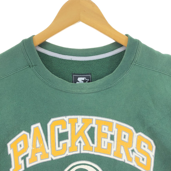 90'S Starter Green Bay Packers Sweatshirt, Made in USA, Men's L size, Vintage /eaa509490