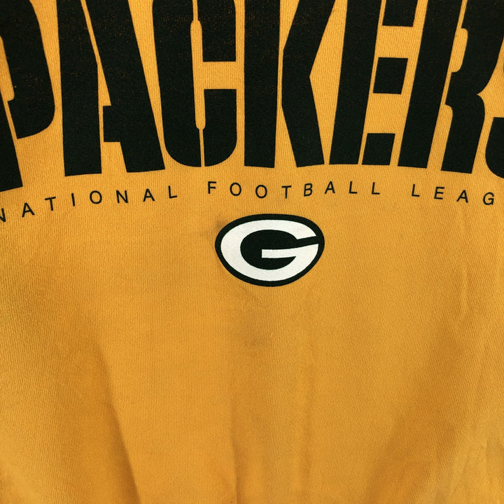 NFL TEAM APPAREL NFL GREEN BAY PACKERS Green Bay Packers Logo Sweatshirt Trainer Men's L size /eaa509493